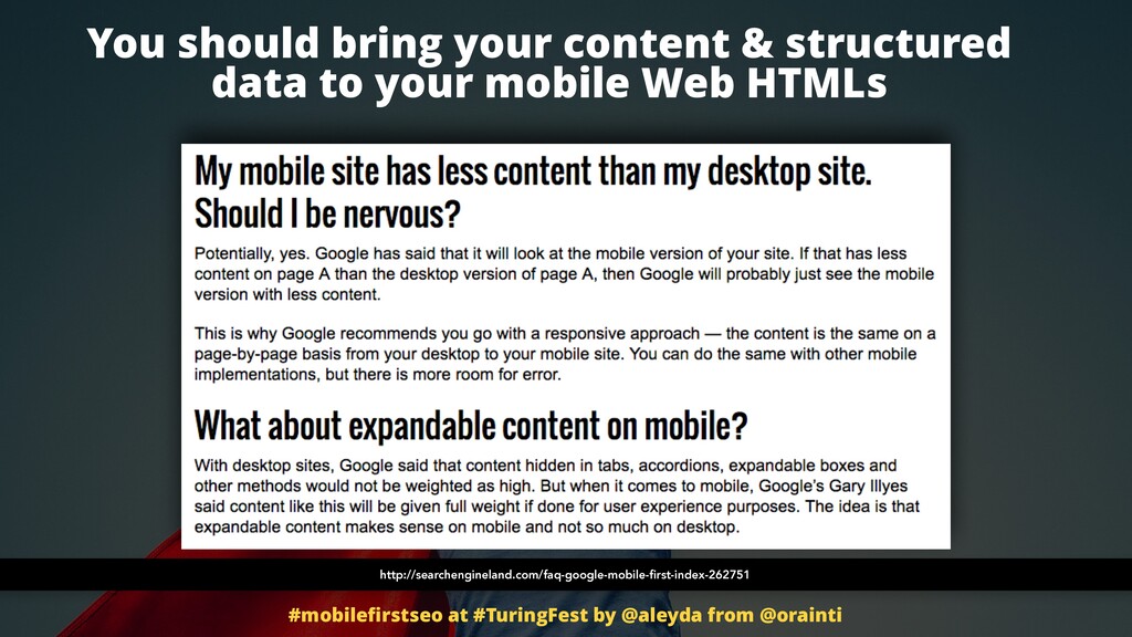 SEO in a Mobile-First Index: What Marketers Need to Know - slide 44