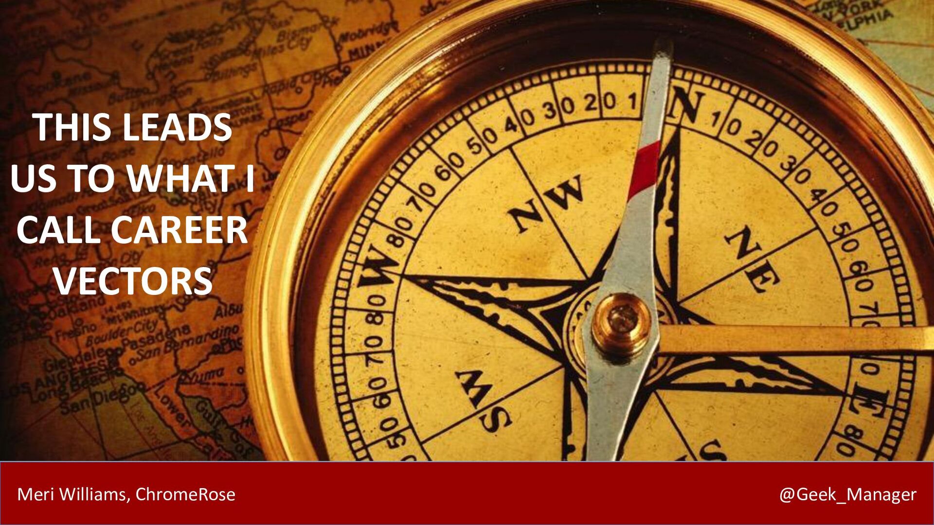 Career Vectors: Navigating Modern Careers with Meri Williams - slide 9