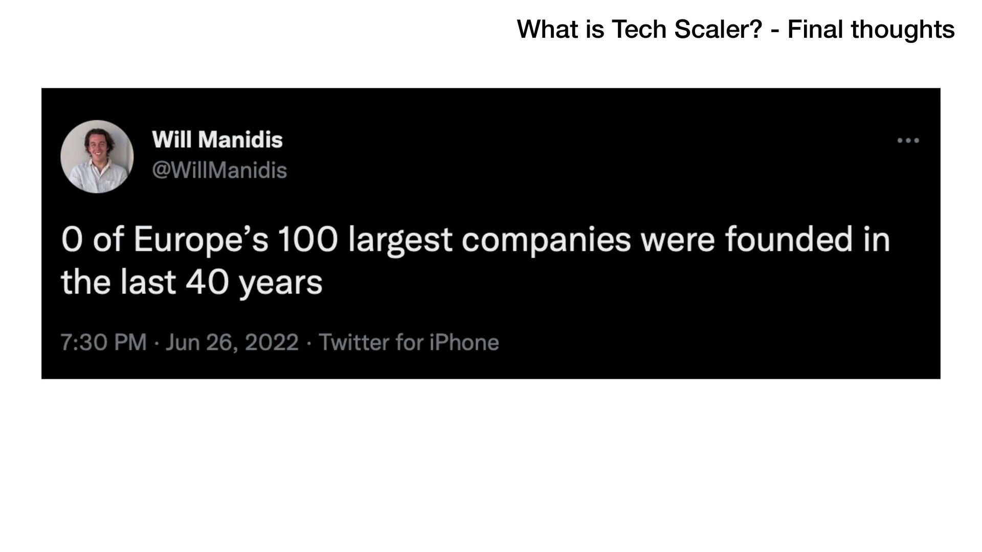 The Tech Ecosystem Graphic Equalizer (and What is "Tech Scaler"?) - slide 26
