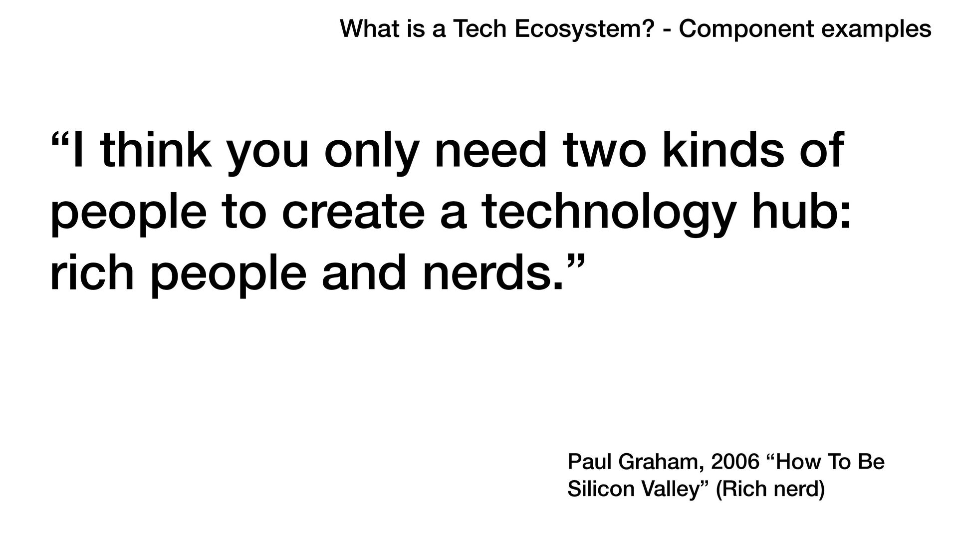 The Tech Ecosystem Graphic Equalizer (and What is "Tech Scaler"?) - slide 8