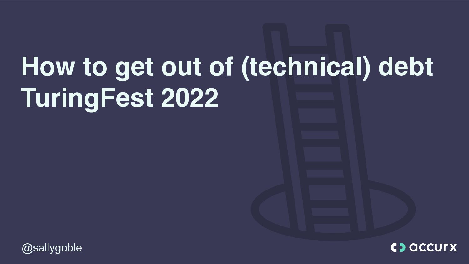 How To Get Out Of (Technical) Debt! - slide 1