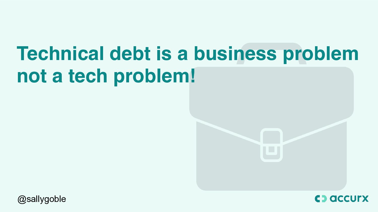 How To Get Out Of (Technical) Debt! - slide 22