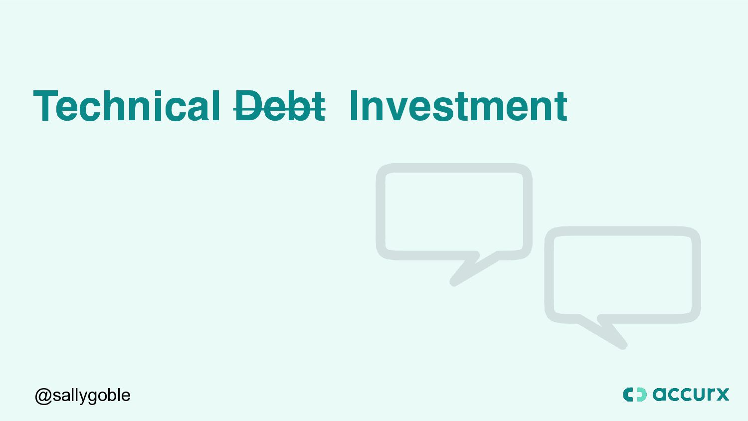 How To Get Out Of (Technical) Debt! - slide 27
