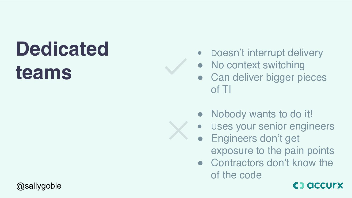 How To Get Out Of (Technical) Debt! - slide 31