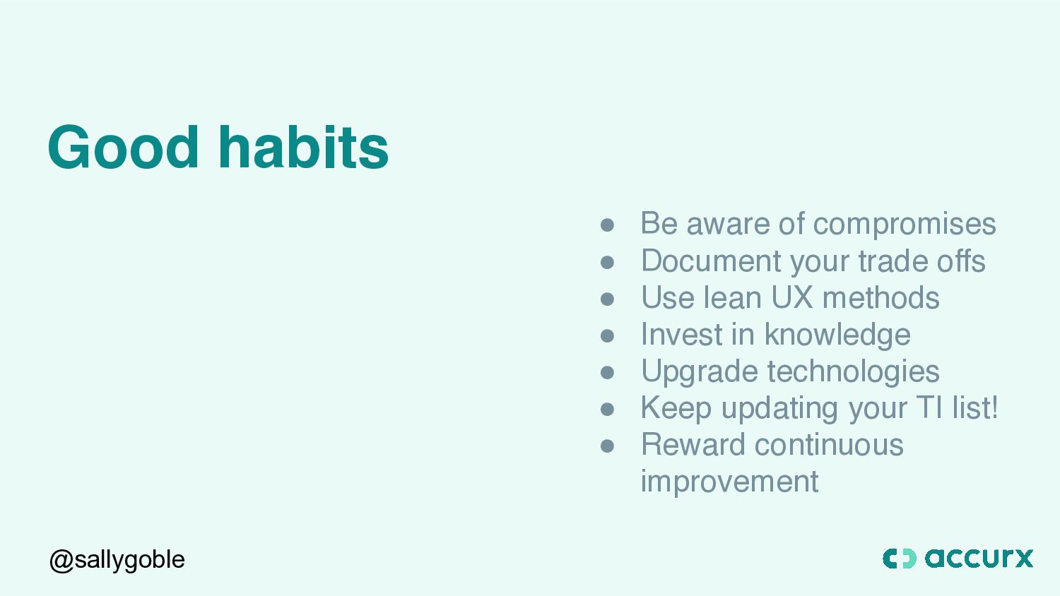How To Get Out Of (Technical) Debt! - slide 49