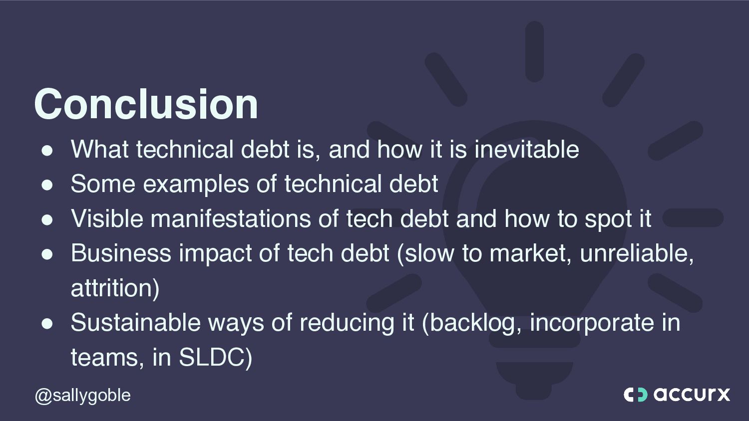 How To Get Out Of (Technical) Debt! - slide 50