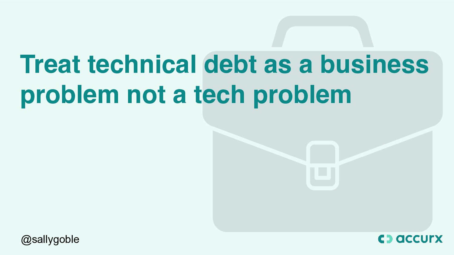 How To Get Out Of (Technical) Debt! - slide 51