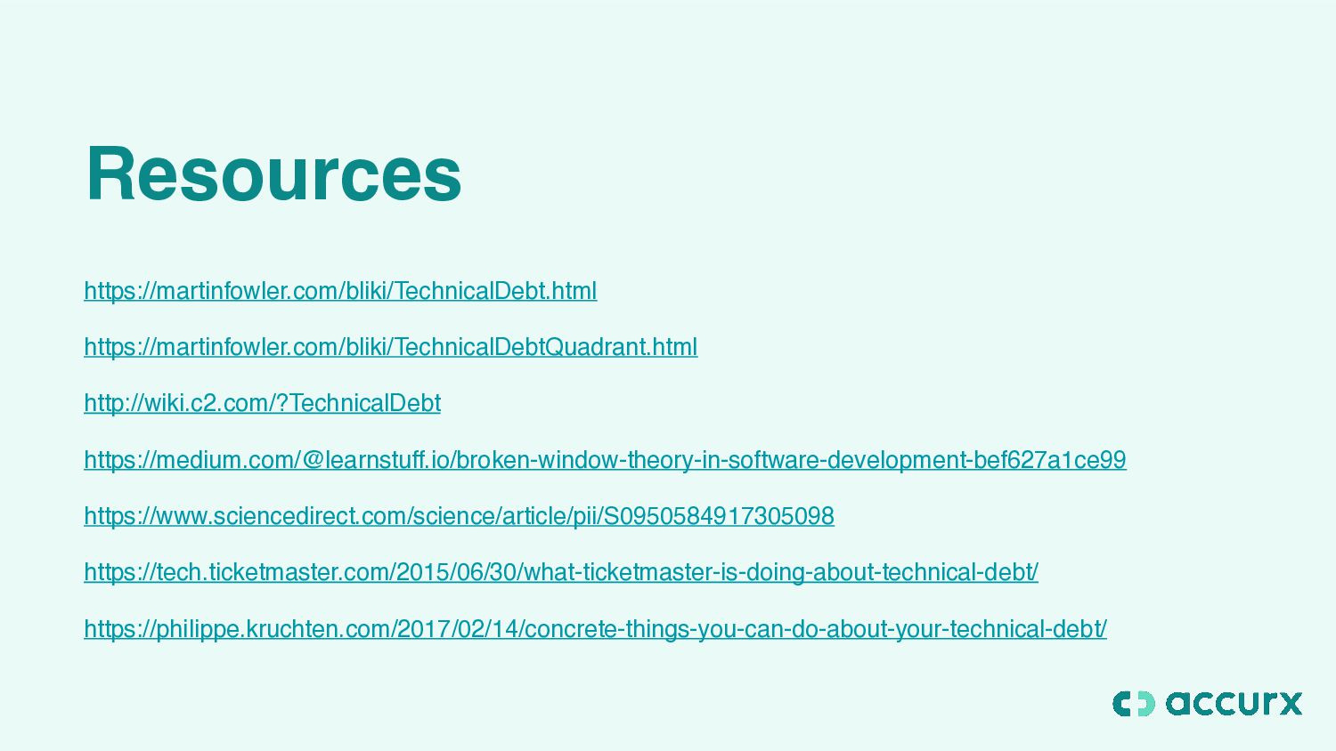 How To Get Out Of (Technical) Debt! - slide 53