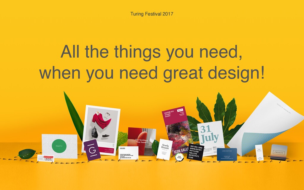 All the Things You Need When You Want Great Design - slide 3