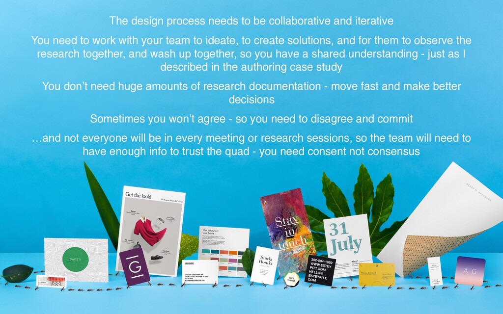 All the Things You Need When You Want Great Design - slide 57