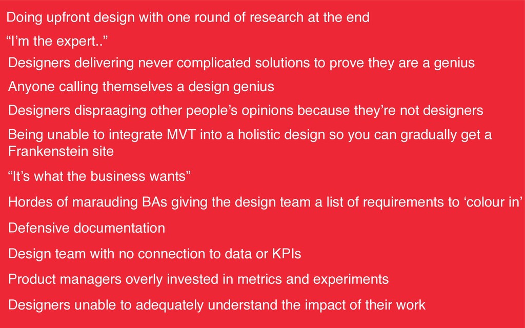 All the Things You Need When You Want Great Design - slide 6