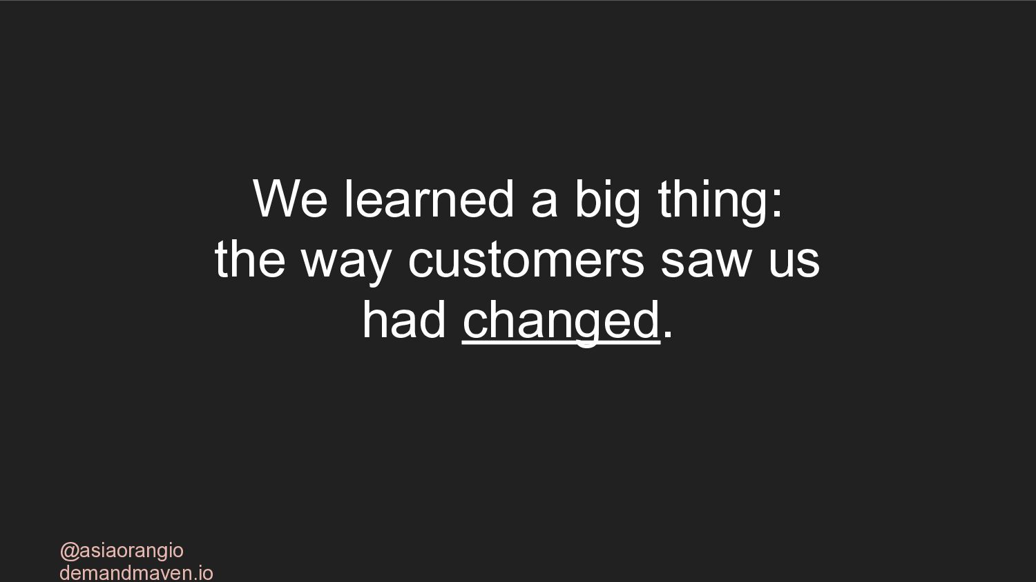 Finding Growth Opportunities When Shit Hits The Fan - slide 16
