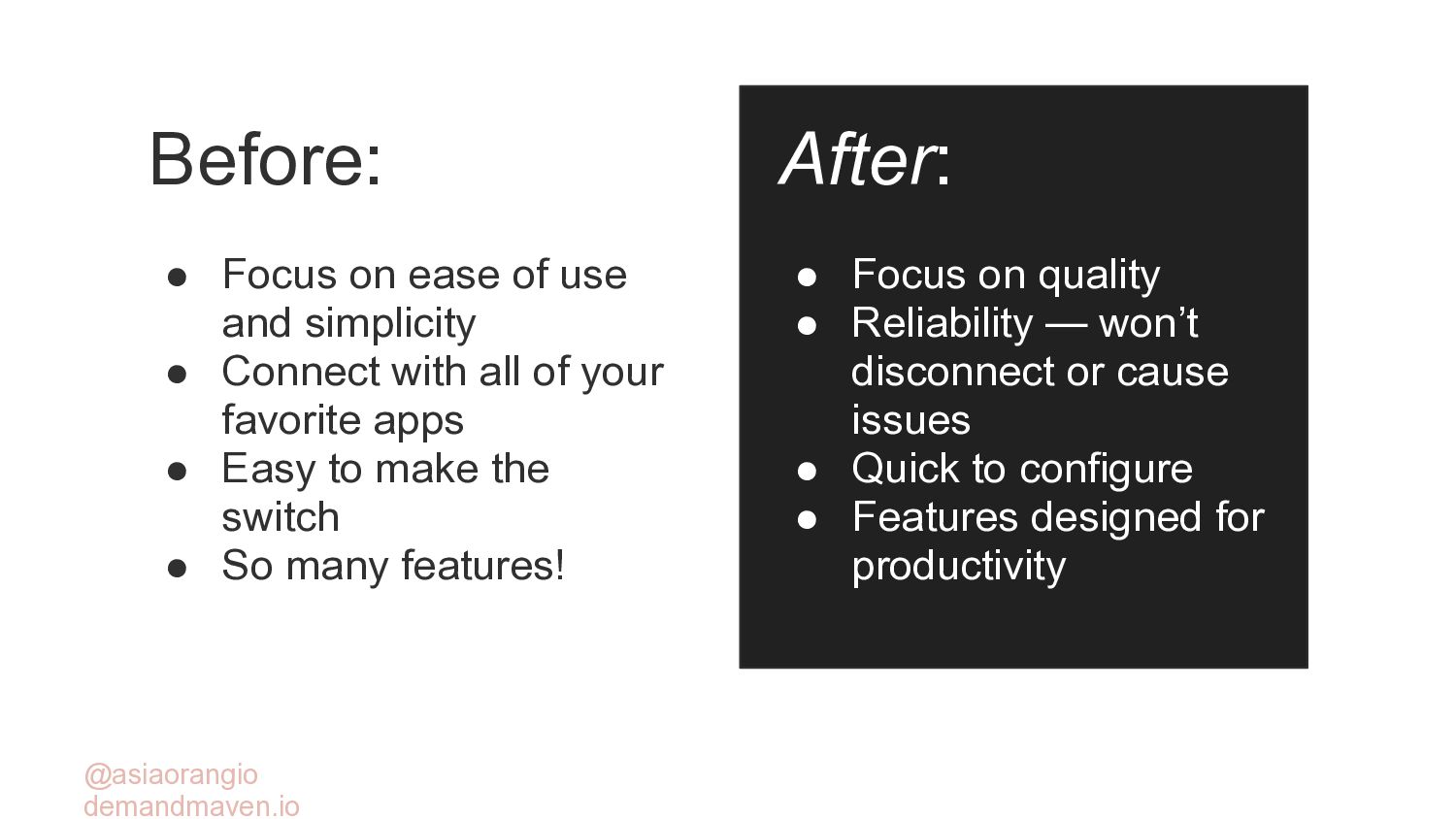 Finding Growth Opportunities When Shit Hits The Fan - slide 18