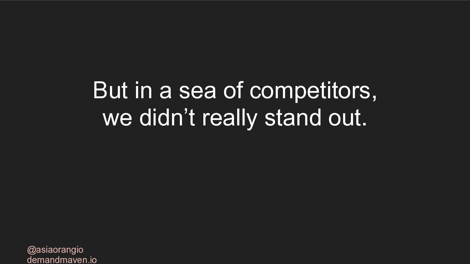 Finding Growth Opportunities When Shit Hits The Fan - slide 21