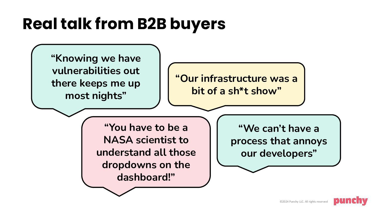 Convey The Awesomeness of your Tech with Human Messaging - slide 28