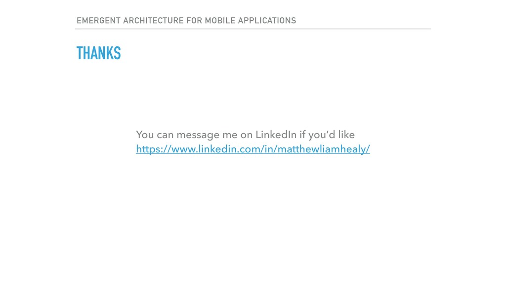 Emergent Architecture for Mobile Applications - slide 36