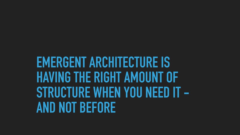 Emergent Architecture for Mobile Applications - slide 7
