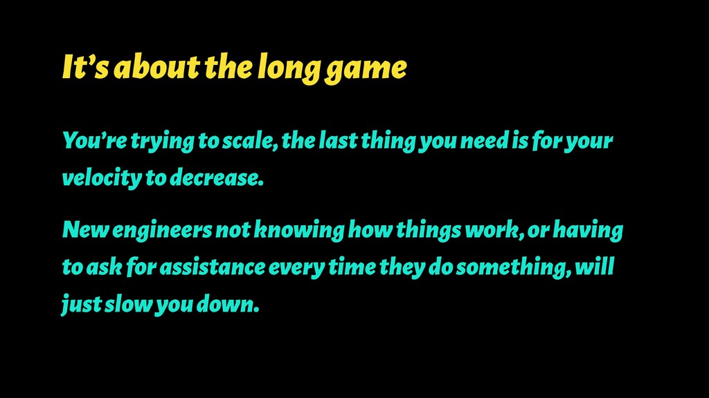 How To Eat A Burrito (And Other Lessons Learned Scaling Engineering Teams) - slide 73