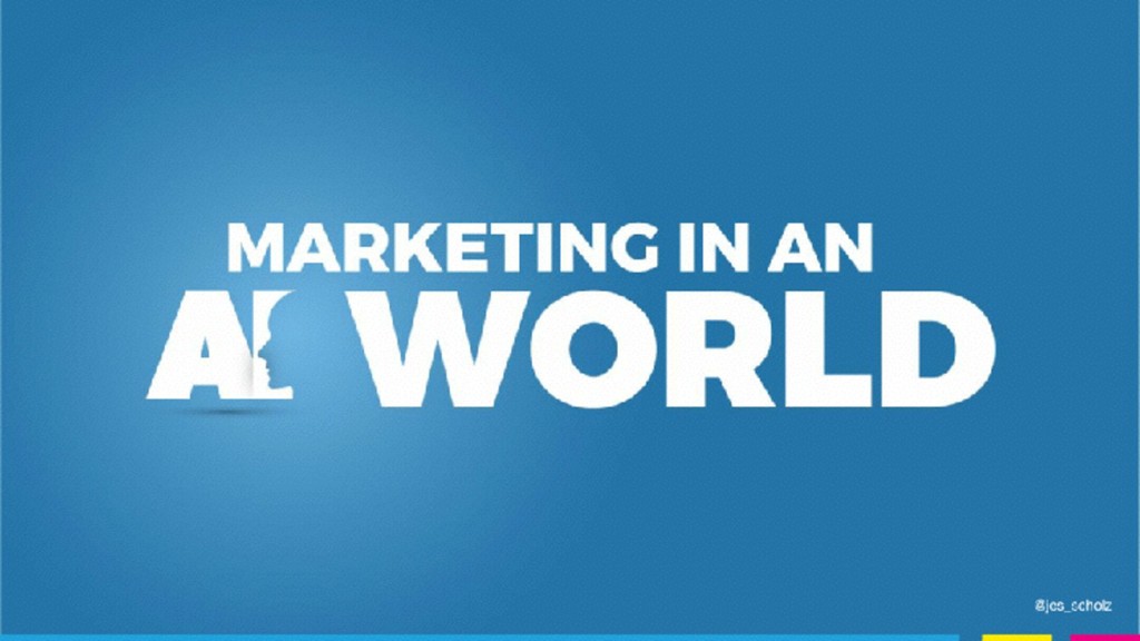 Marketing in an AI World - slide 1