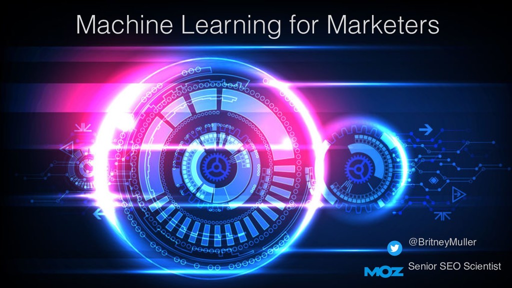 Machine Learning for Marketers - slide 1