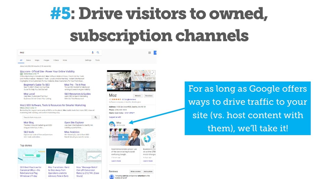 The State of SEO & How to Survive Google's Trojan Horsing of the Web - slide 83