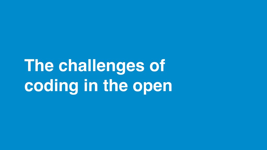 Coding in the Open in Government - slide 91