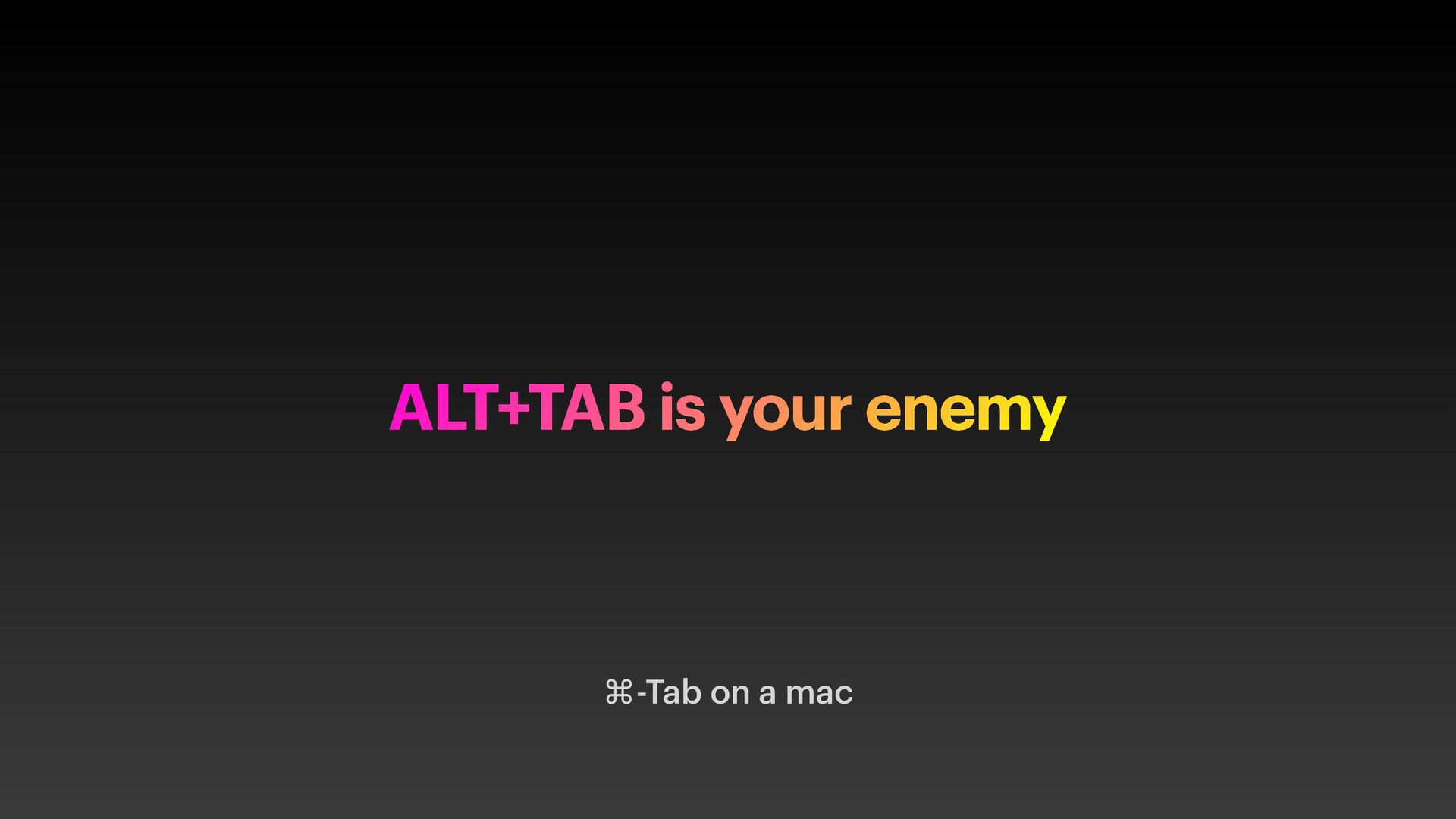 Development Setup: How An Important Part of Your Toolset Is Often Overlooked - slide 27
