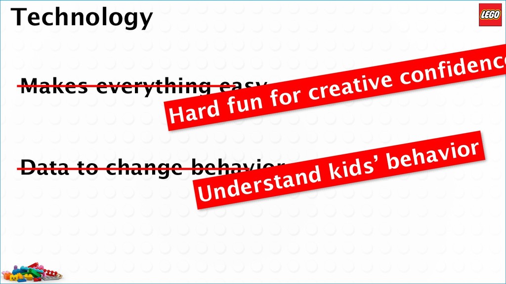 LEGO Design Principles as a Foundation for Future Interactive Play - slide 10