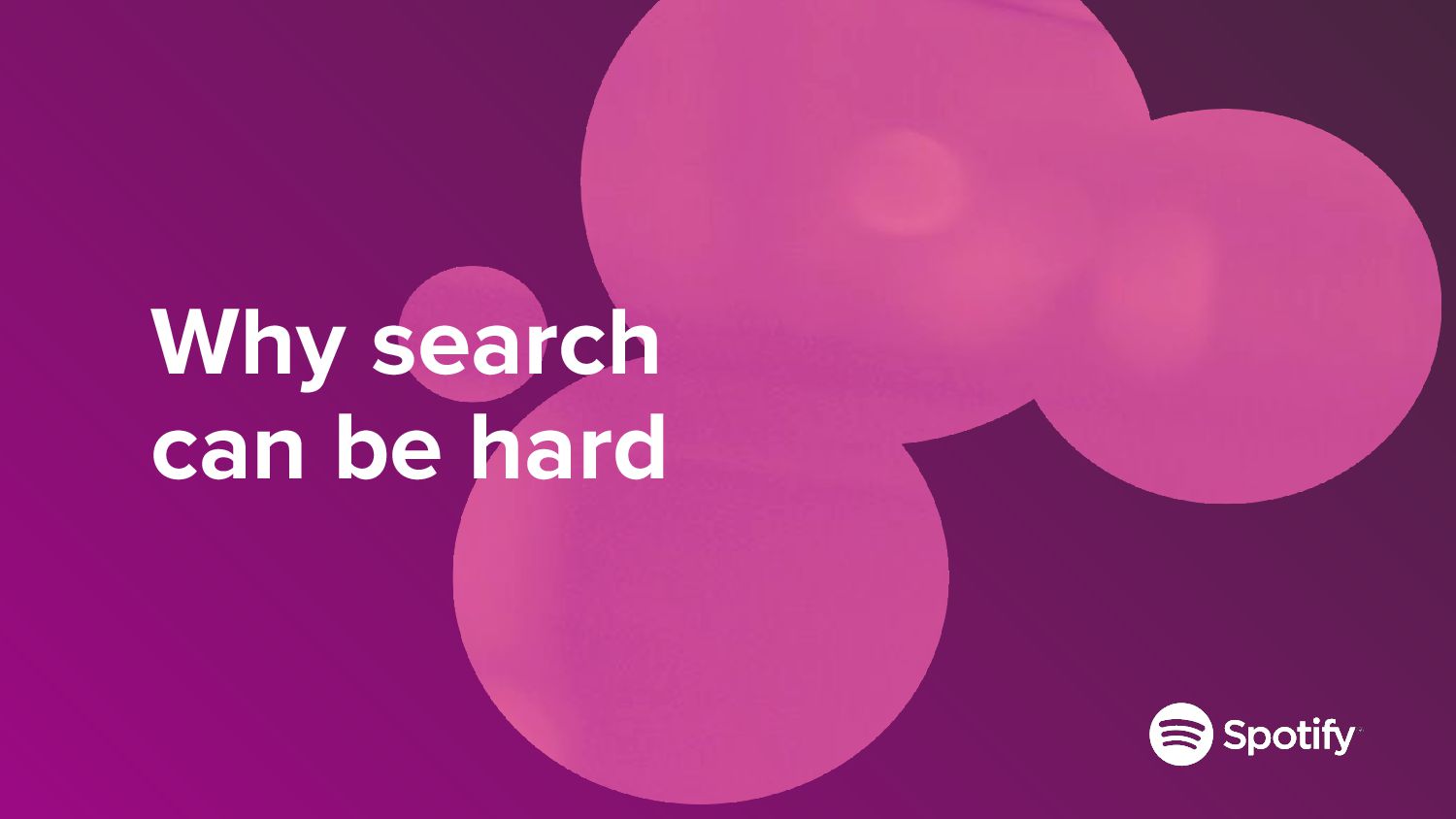 Hello, Is It Me You're Looking For? Improving Spotify Search - slide 11