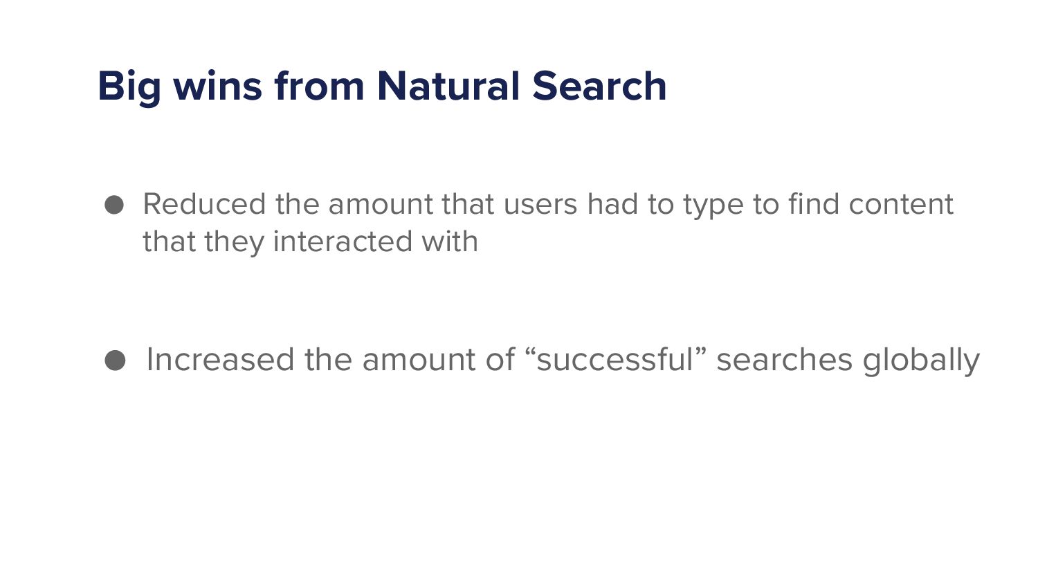 Hello, Is It Me You're Looking For? Improving Spotify Search - slide 35