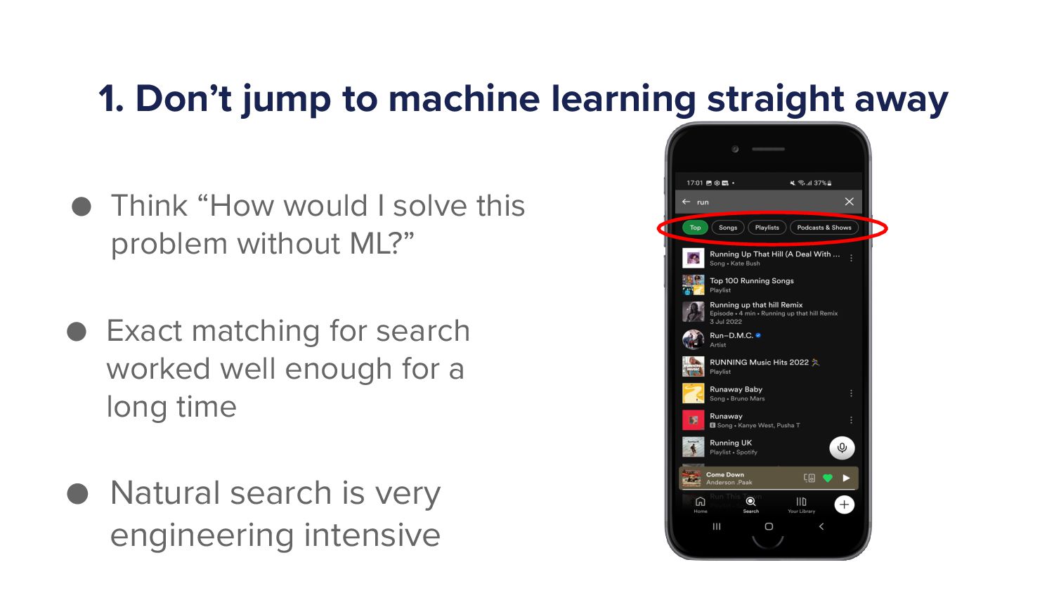 Hello, Is It Me You're Looking For? Improving Spotify Search - slide 37