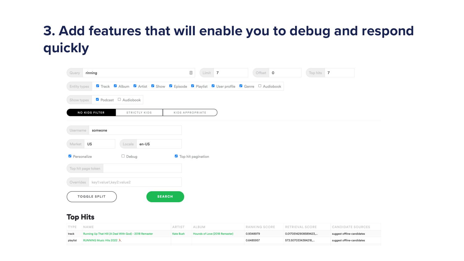 Hello, Is It Me You're Looking For? Improving Spotify Search - slide 39
