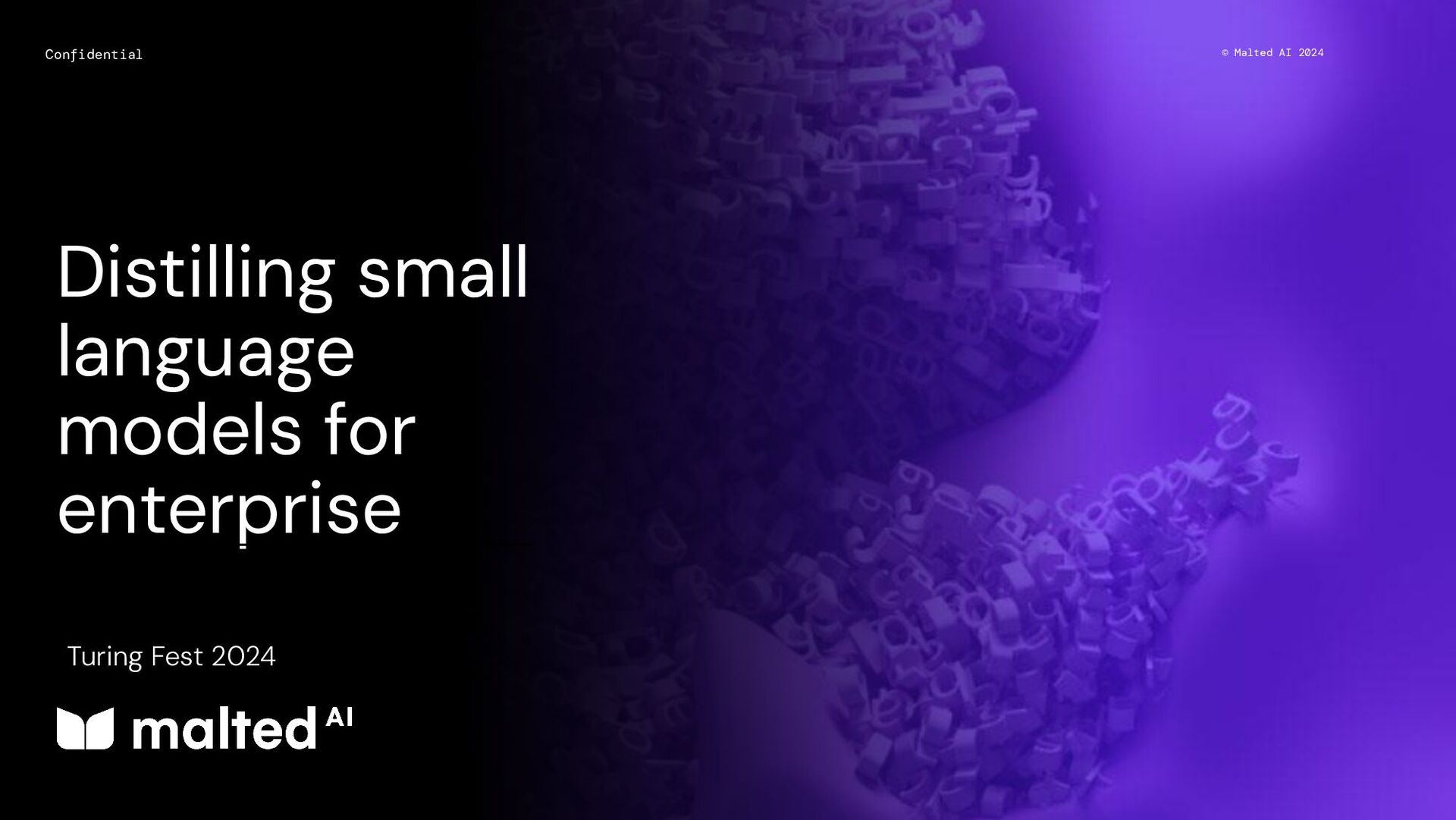 Distilling Small Language Models for Enterprise - slide 1