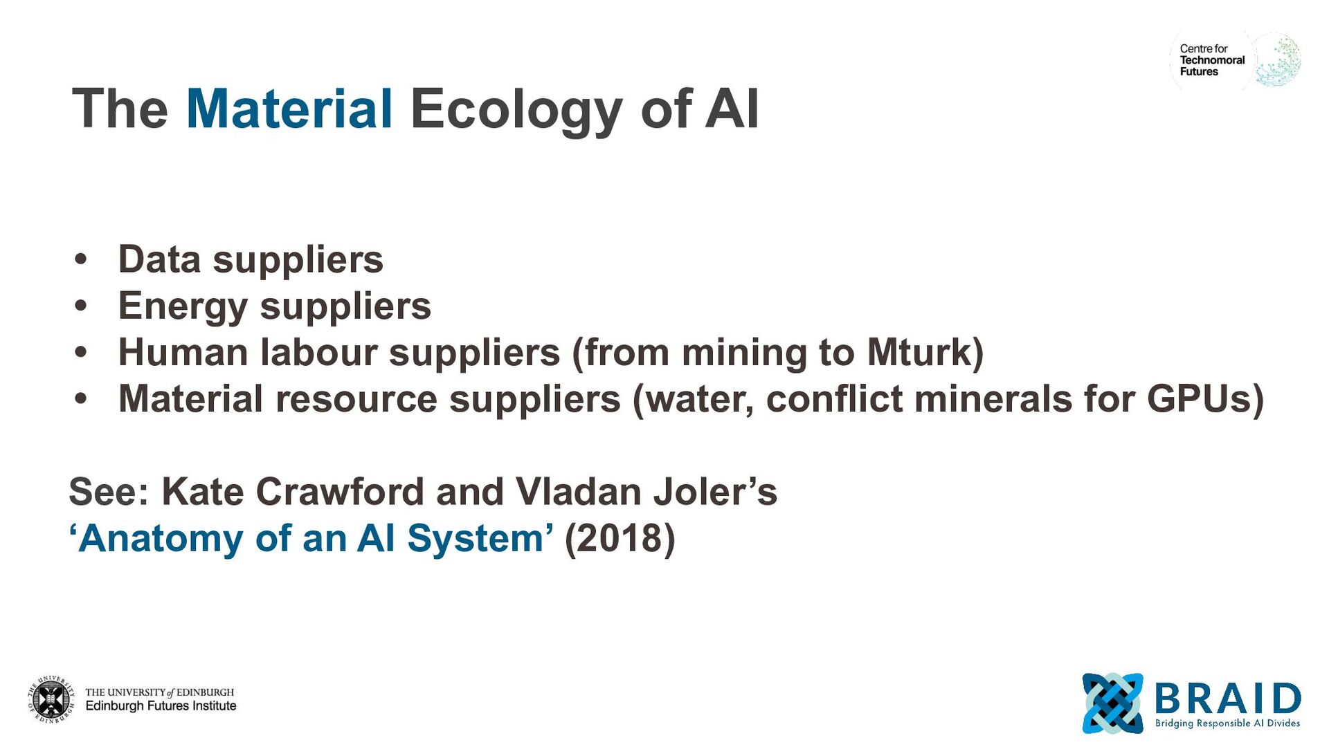 Who is Responsible for ‘Responsible AI’? The Ecologies of a Responsible AI Ecosystem - slide 21