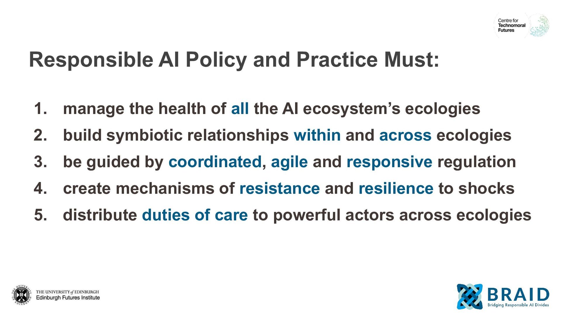 Who is Responsible for ‘Responsible AI’? The Ecologies of a Responsible AI Ecosystem - slide 33