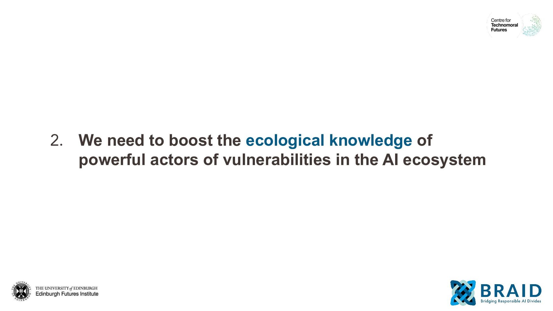 Who is Responsible for ‘Responsible AI’? The Ecologies of a Responsible AI Ecosystem - slide 36