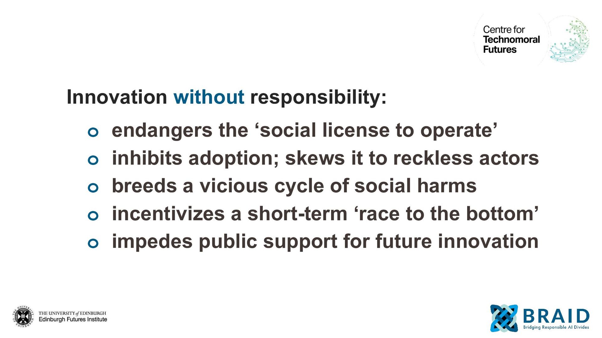 Who is Responsible for ‘Responsible AI’? The Ecologies of a Responsible AI Ecosystem - slide 7