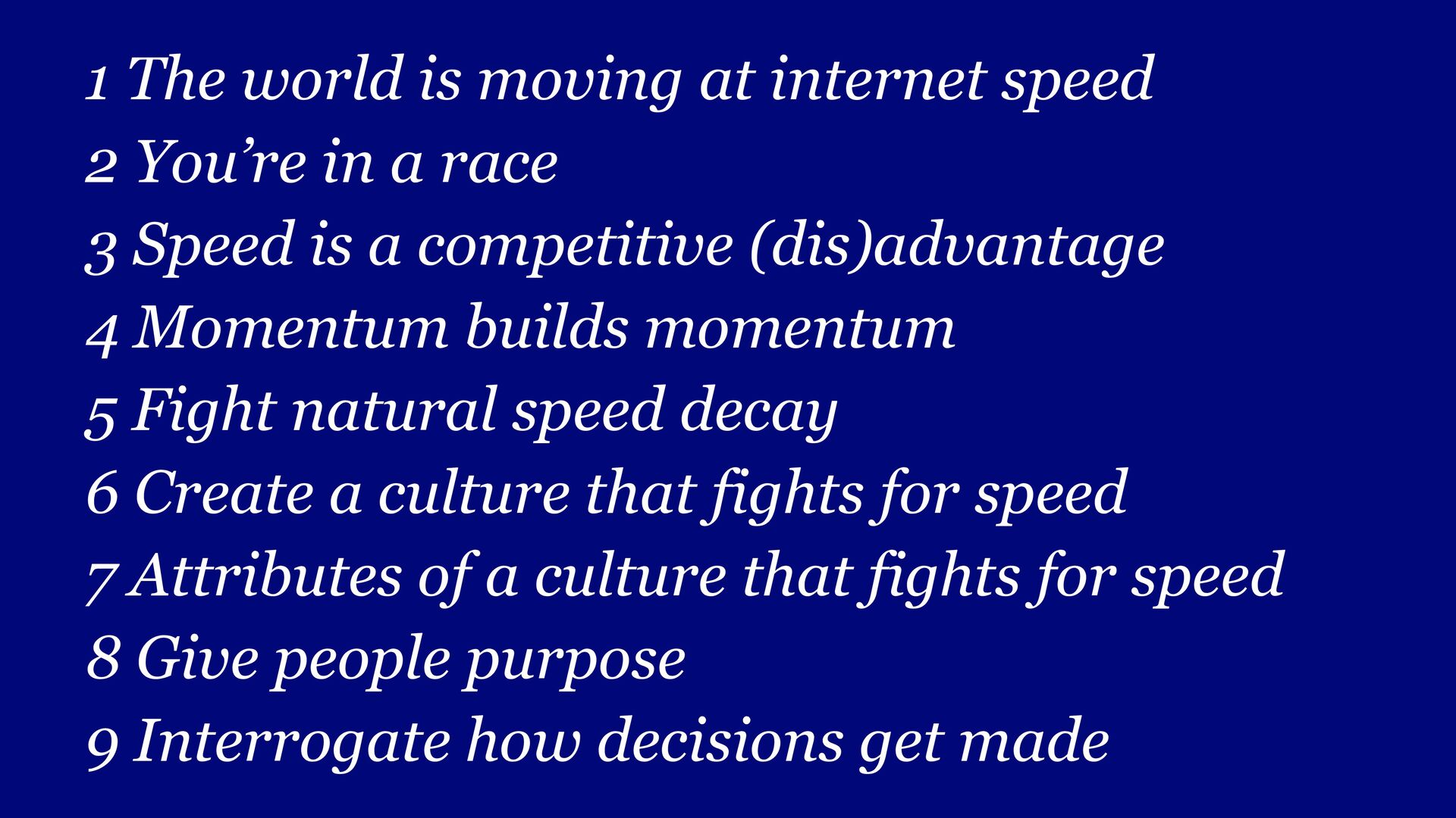 Moving Fast: Why Speed Wins, How Complexity Kills Momentum, and How to Handle This Tension As You Grow - slide 2