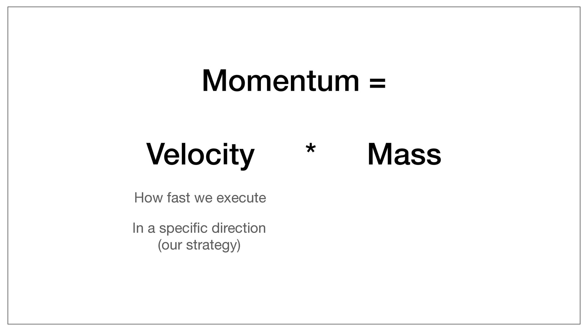 Moving Fast: Why Speed Wins, How Complexity Kills Momentum, and How to Handle This Tension As You Grow - slide 30