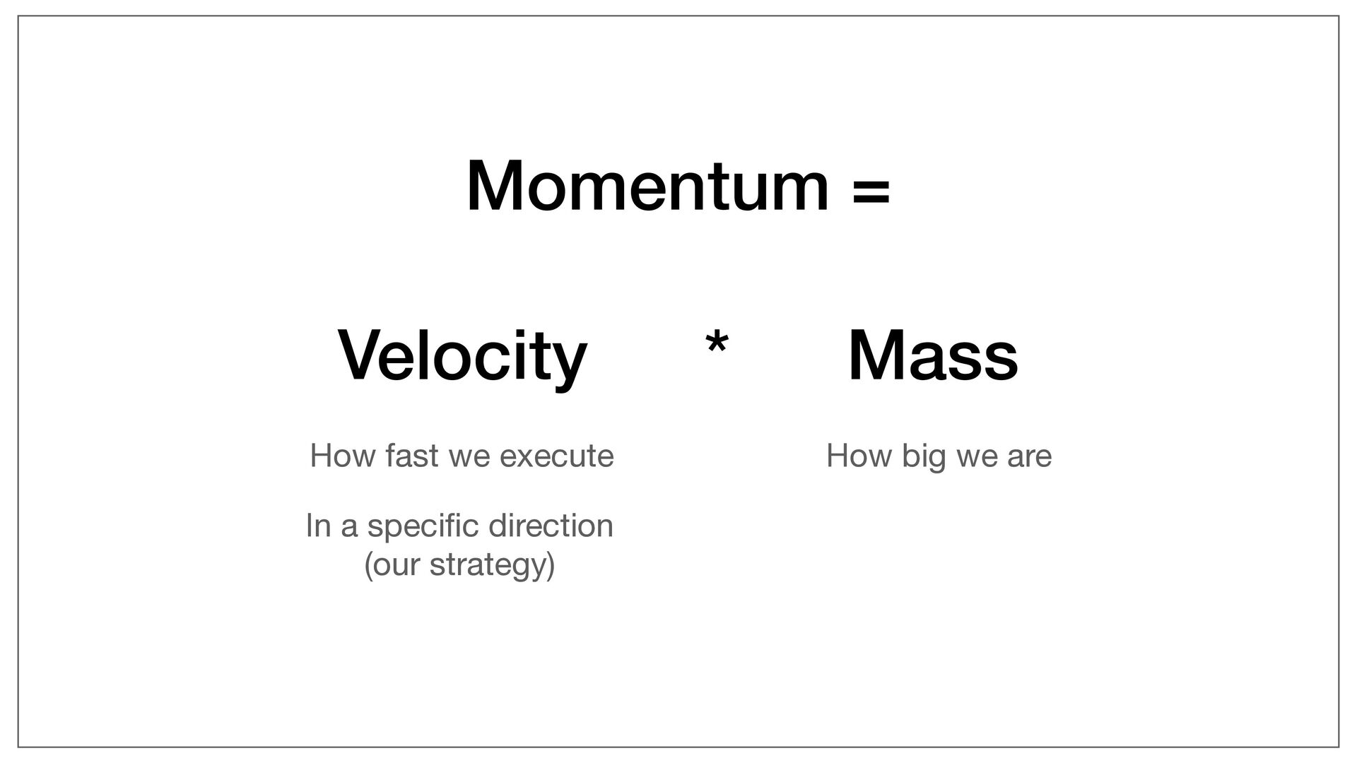 Moving Fast: Why Speed Wins, How Complexity Kills Momentum, and How to Handle This Tension As You Grow - slide 31