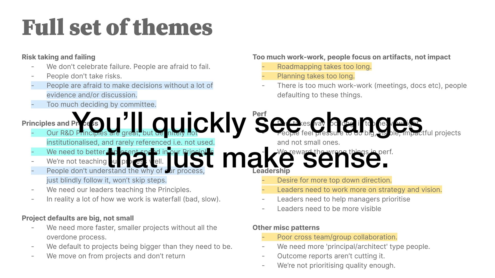 Moving Fast: Why Speed Wins, How Complexity Kills Momentum, and How to Handle This Tension As You Grow - slide 50