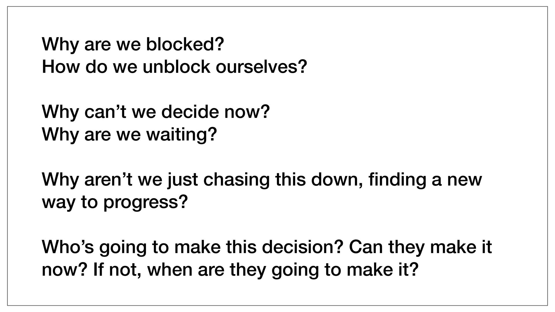 Moving Fast: Why Speed Wins, How Complexity Kills Momentum, and How to Handle This Tension As You Grow - slide 53