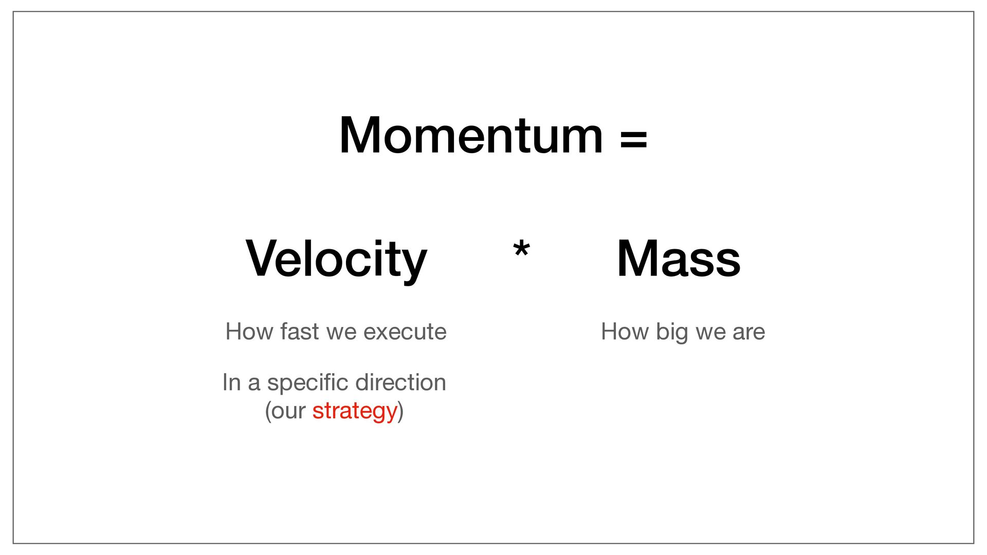 Moving Fast: Why Speed Wins, How Complexity Kills Momentum, and How to Handle This Tension As You Grow - slide 65