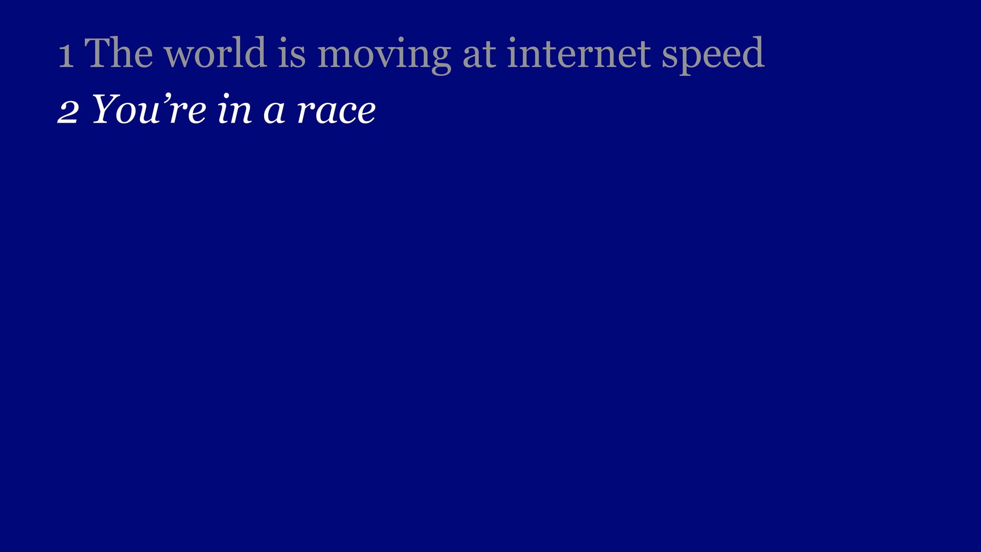 Moving Fast: Why Speed Wins, How Complexity Kills Momentum, and How to Handle This Tension As You Grow - slide 7