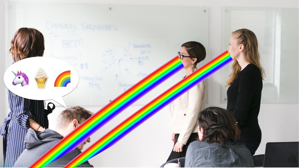 Unicorns, Ice Cream and Puking Rainbows: Driving Growth from Startup to Scale - slide 40