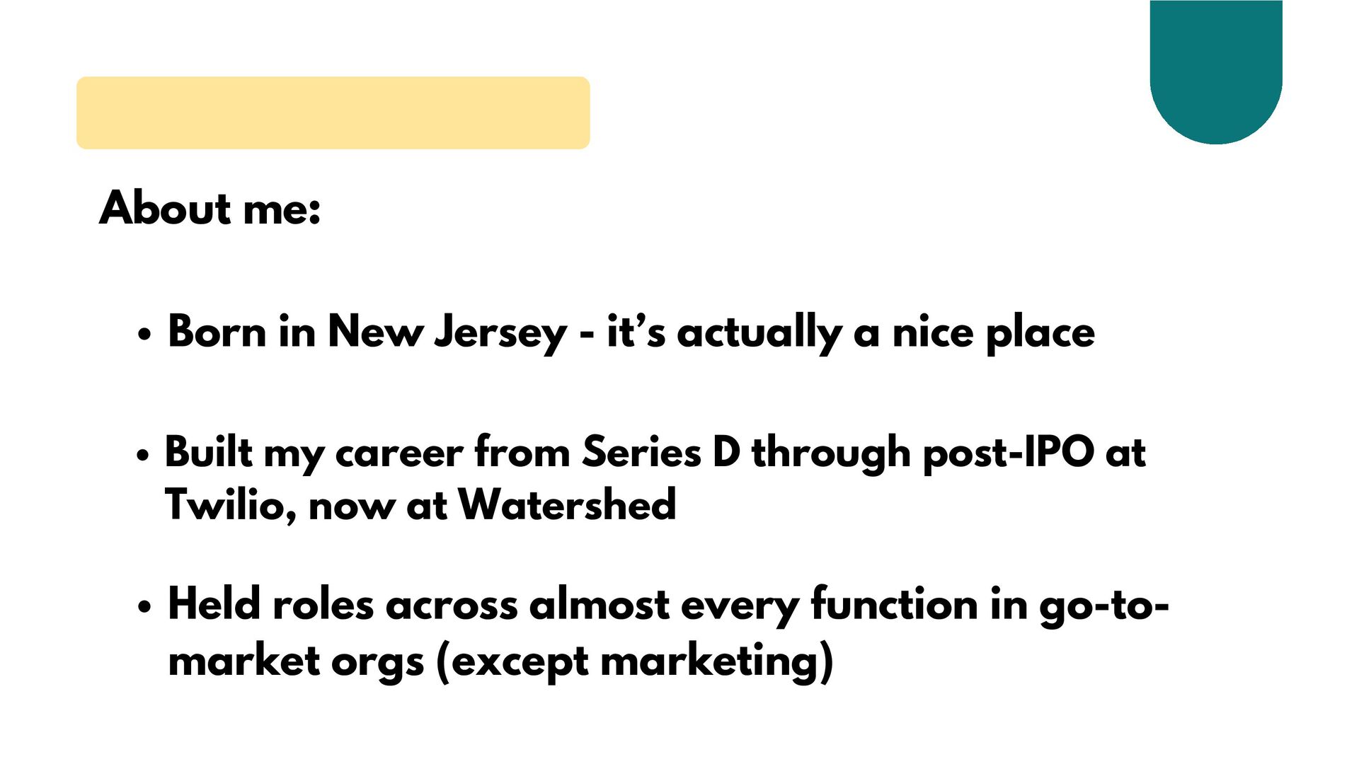 Technical-ish: How to Build Successful Revenue Teams at Highly Technical Organisation - slide 2