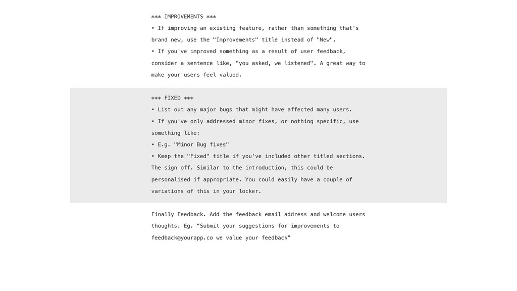 Minor Bug Fixes - slide 40