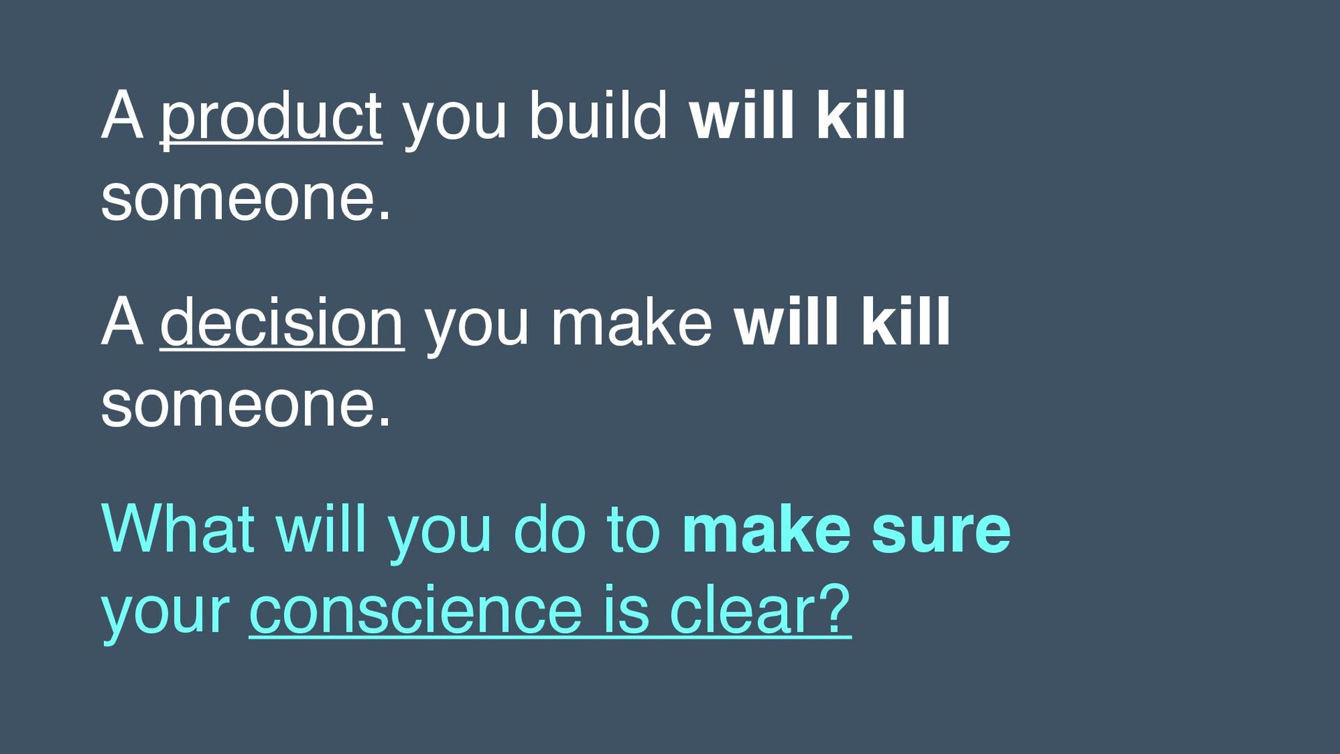 Life and Death Decisions: Product Lessons From a Pandemic CPO - slide 2
