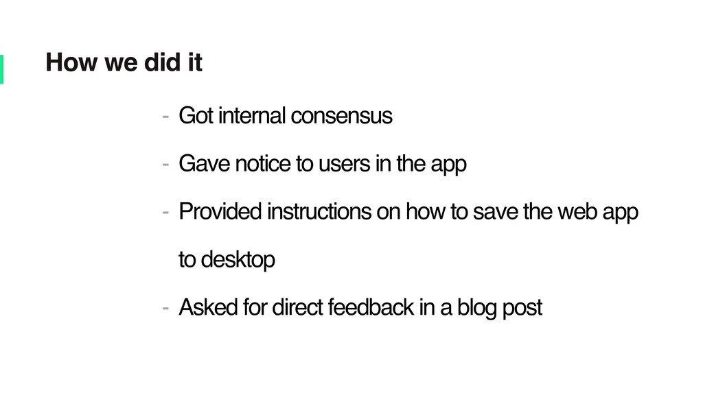 Killing Products - slide 30