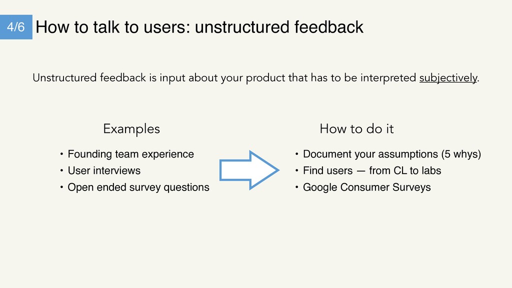 Prioritising Features and Talking to Users - slide 12